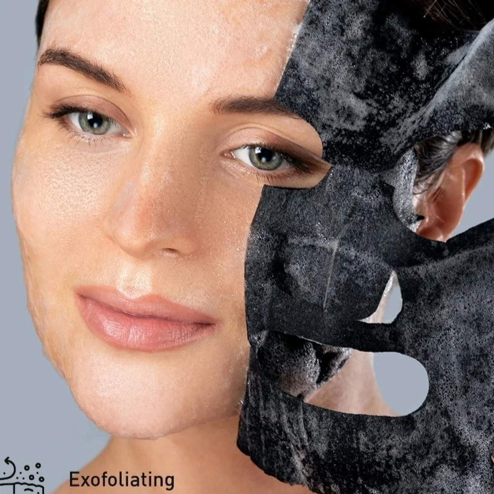 🇺🇸New Pursonic Black Charcoal Sheet Mask